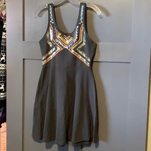 Grey sequined express dress